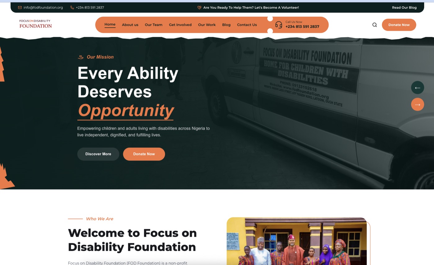 Focus on Disability Foundation